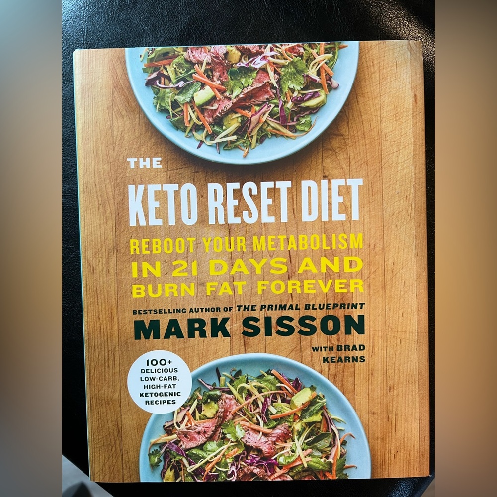 New The Keto Reset Diet HardCover CookBook